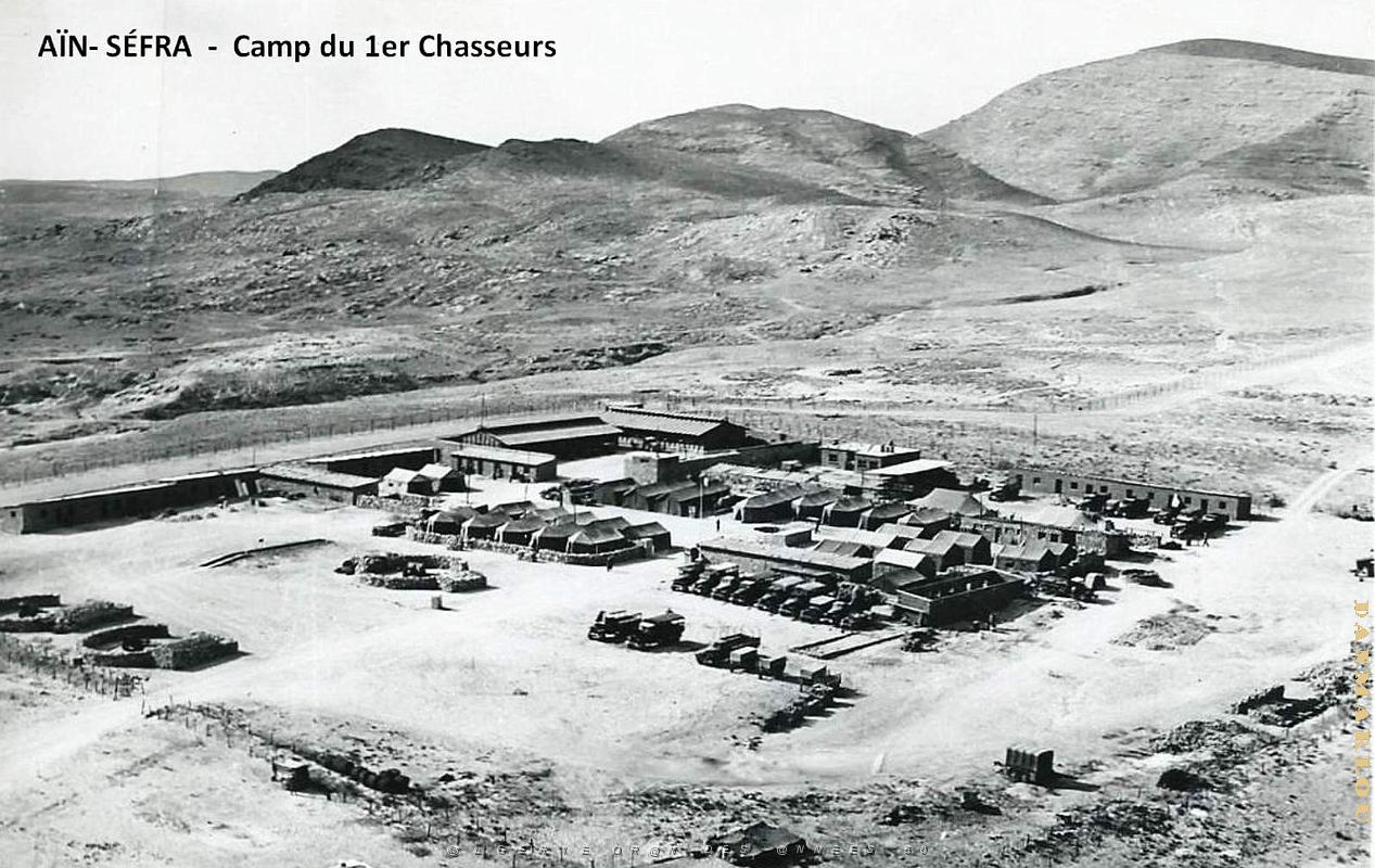 Ain-Sefra - 1er Chasseurs - Vue aerienne sur le Camp.jpg